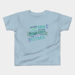 here we are in the future Kids T-Shirt